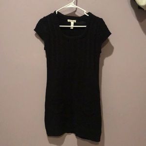 Black sweater dress